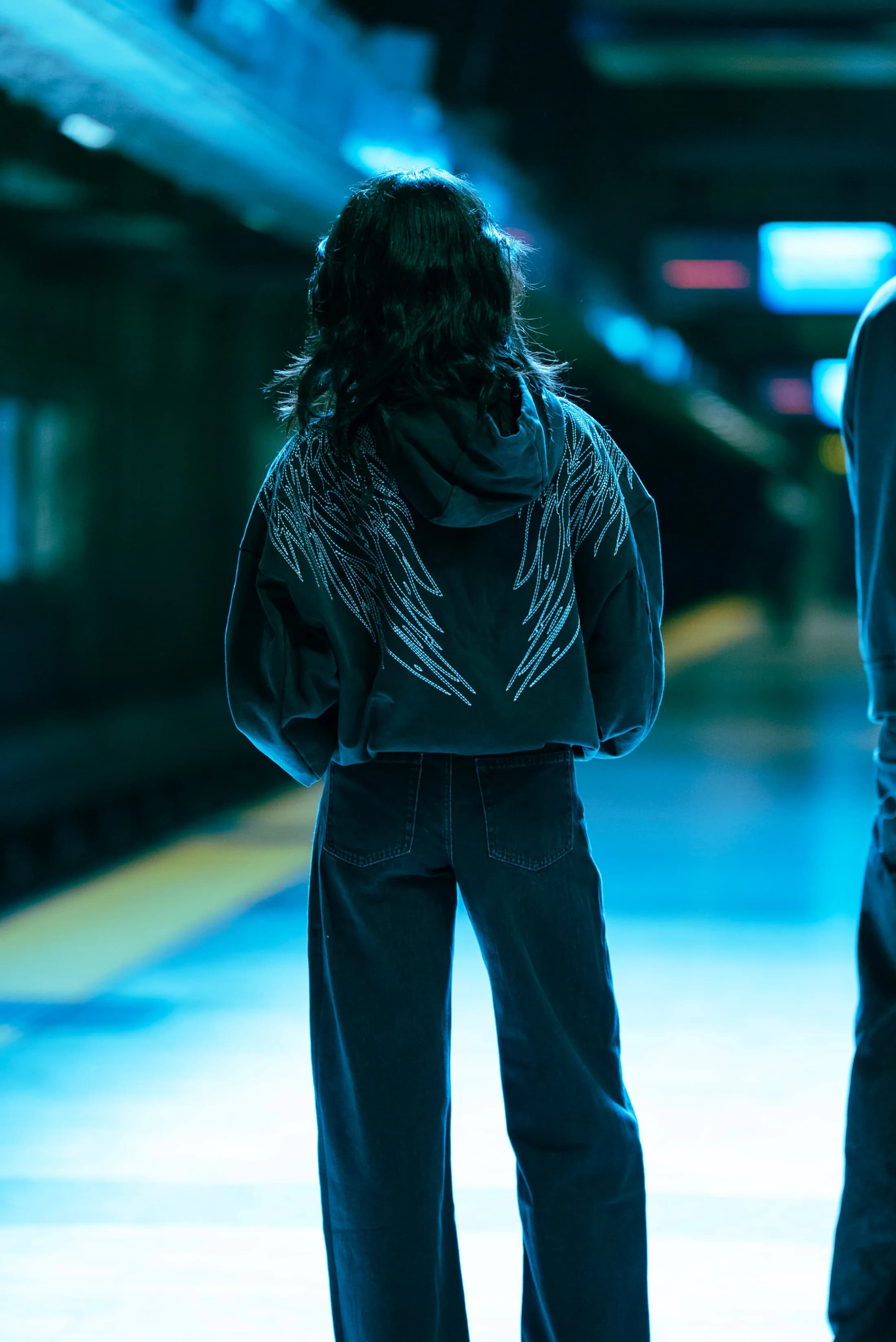 Dedalus wing hoodie product photograph