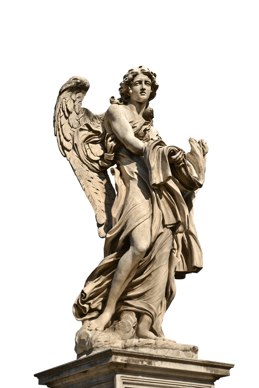 stone angel statue